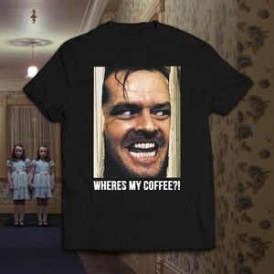 The Shining Funny Coffee Black Tee